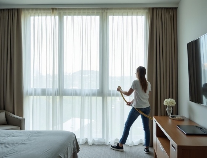Tallebudgera Sheer Curtain Cleaning
